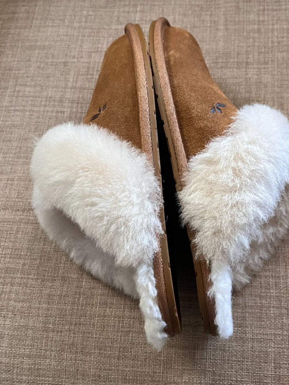 KOOLABURRA BY UGG Slippers Women's Sz 7 Milo Scuff Faux Sheepskin Brown Slip On - Picture 6 of 8